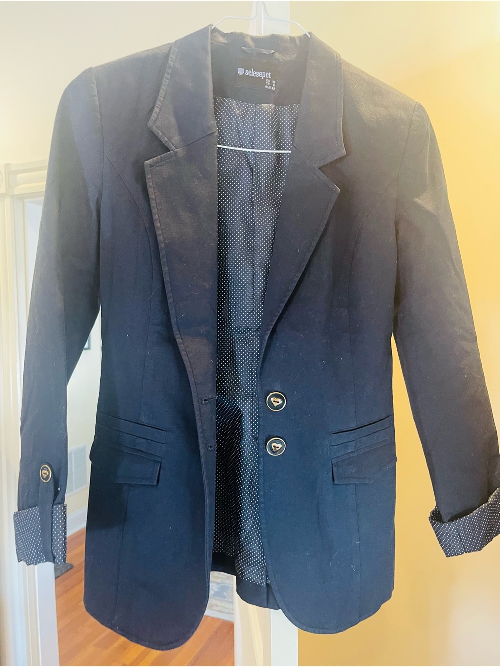 NWOT Selenepep Navy Women’s Blazer